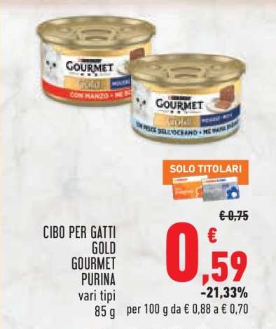 Cibo per gatti Gold Gourmet Purina
