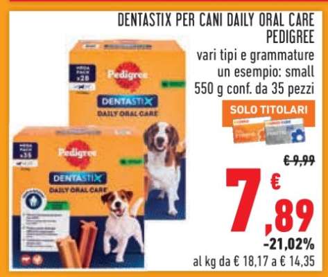 DENTASTIX PER CANI DAILY ORAL CARE