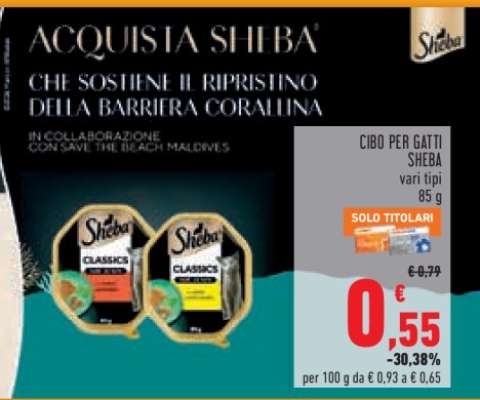 CIBO PER GATTI SHEBA