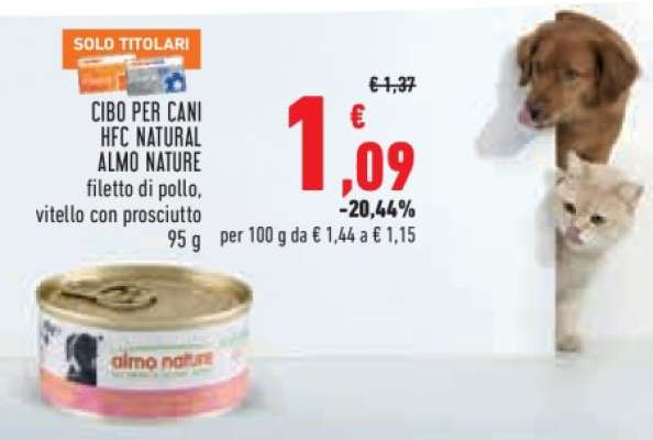 CIBO PER CANI HFC NATURAL ALMO NATURE
