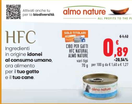 Cibo per gatti HFC Natural Almo Nature