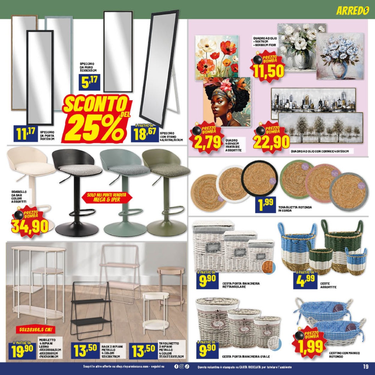 Volantino Risparmio Casa - 30/9/2026 - 18/10/2026. Pagina 19