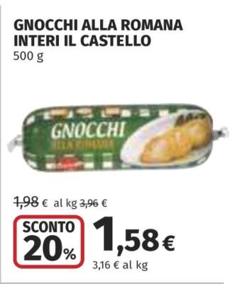 Gnocchi alla Romana Interi Il Castello