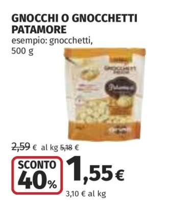 GNOCCHI O GNOCCHETTI PATAMORE