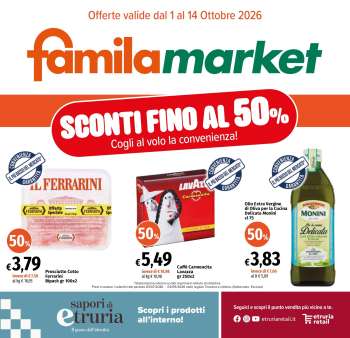 Volantino Famila - 1/10/2026 - 14/10/2026.