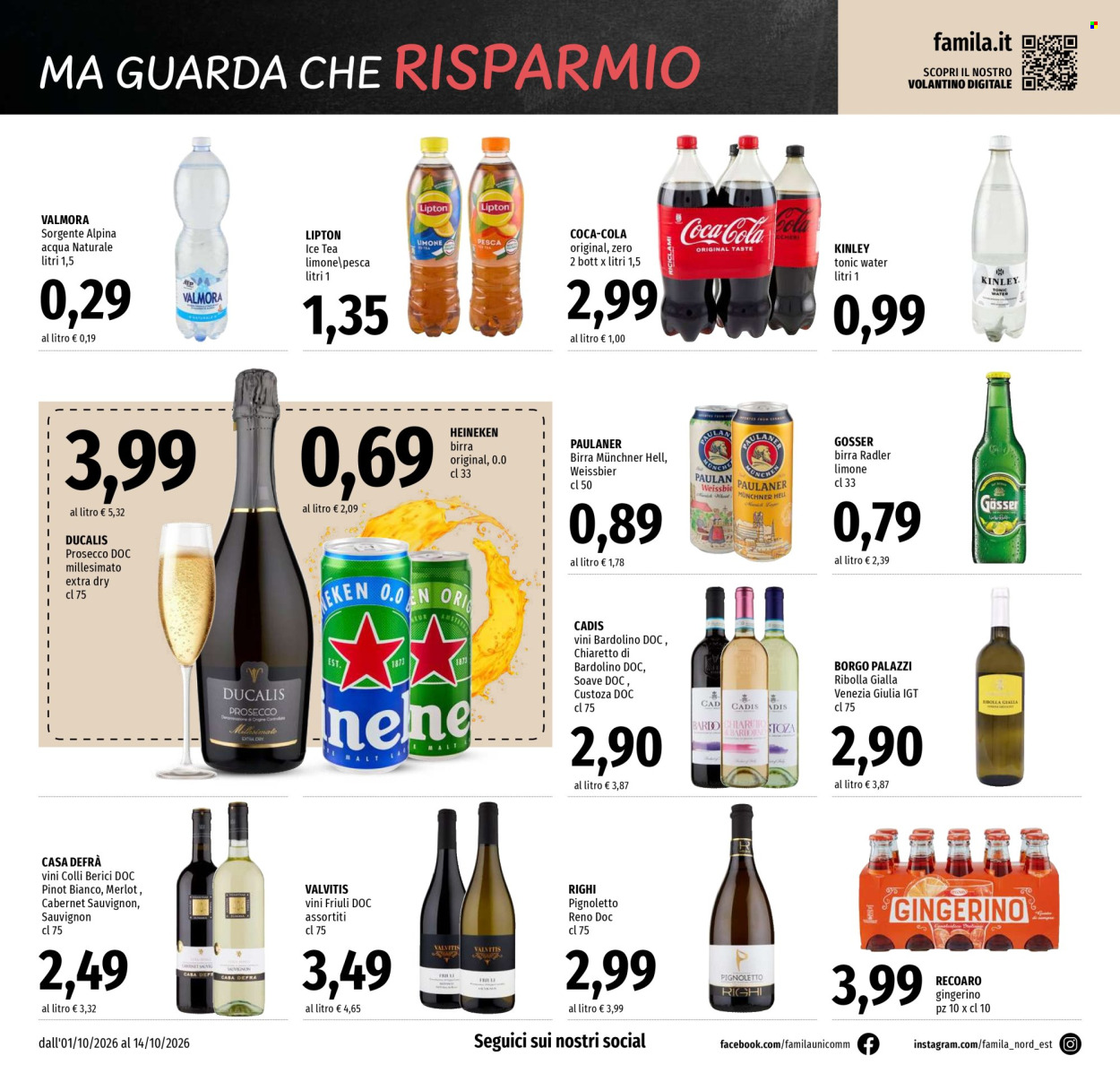 Volantino Famila - 1/10/2026 - 14/10/2026. Pagina 14