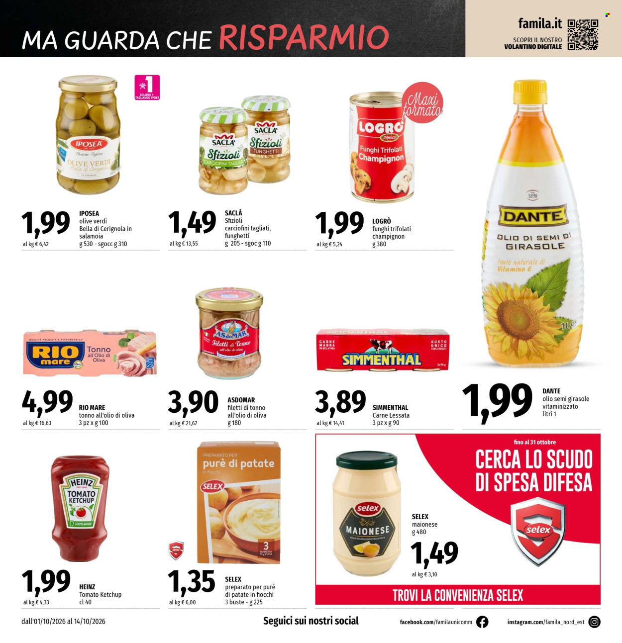 Volantino Famila - 1/10/2026 - 14/10/2026. Pagina 8