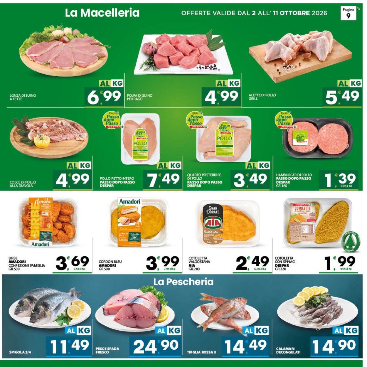 Volantino Eurospar - 2/10/2026 - 11/10/2026. Pagina 9