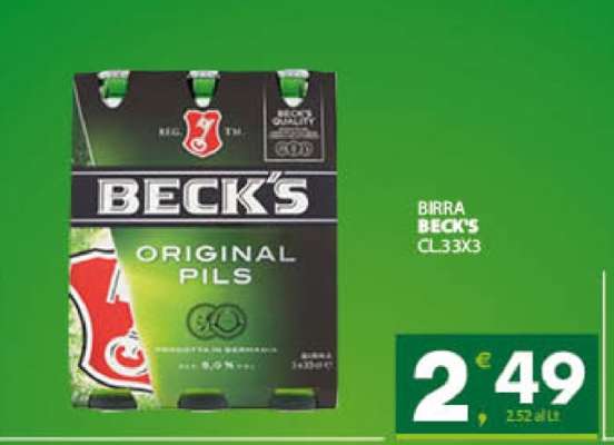 BIRRA BECK'S CL.33X3