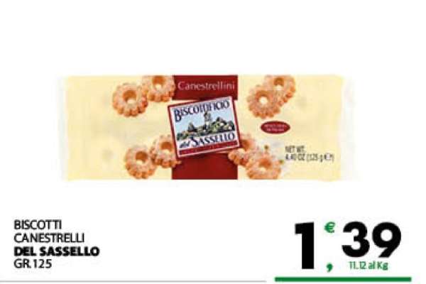BISCOTTI CANESTRELLI DEL SASSELLO