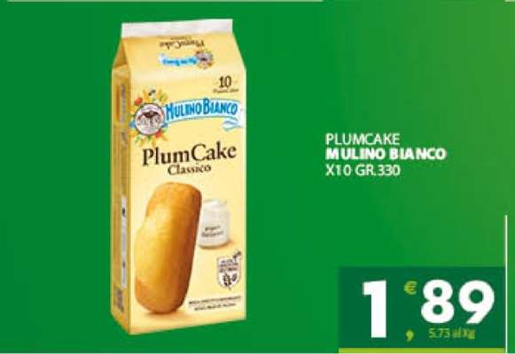 Plumcake Mulino Bianco