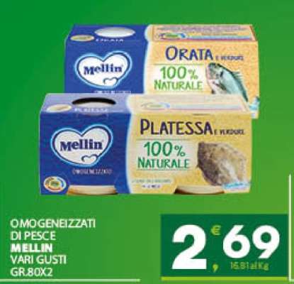 OMOGENEIZZATI DI PESCE MELLIN