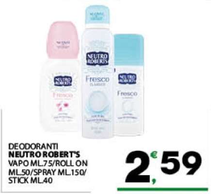 DEODORANTI NEUTRO ROBERT'S