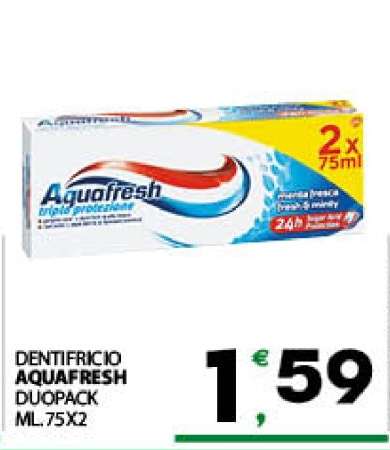 DENTIFRICIO AQUAFRESH DUOPACK