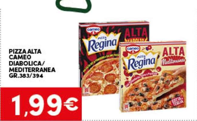 PIZZA ALTA CAMEO DIABOLICA/MEDITERRANEA