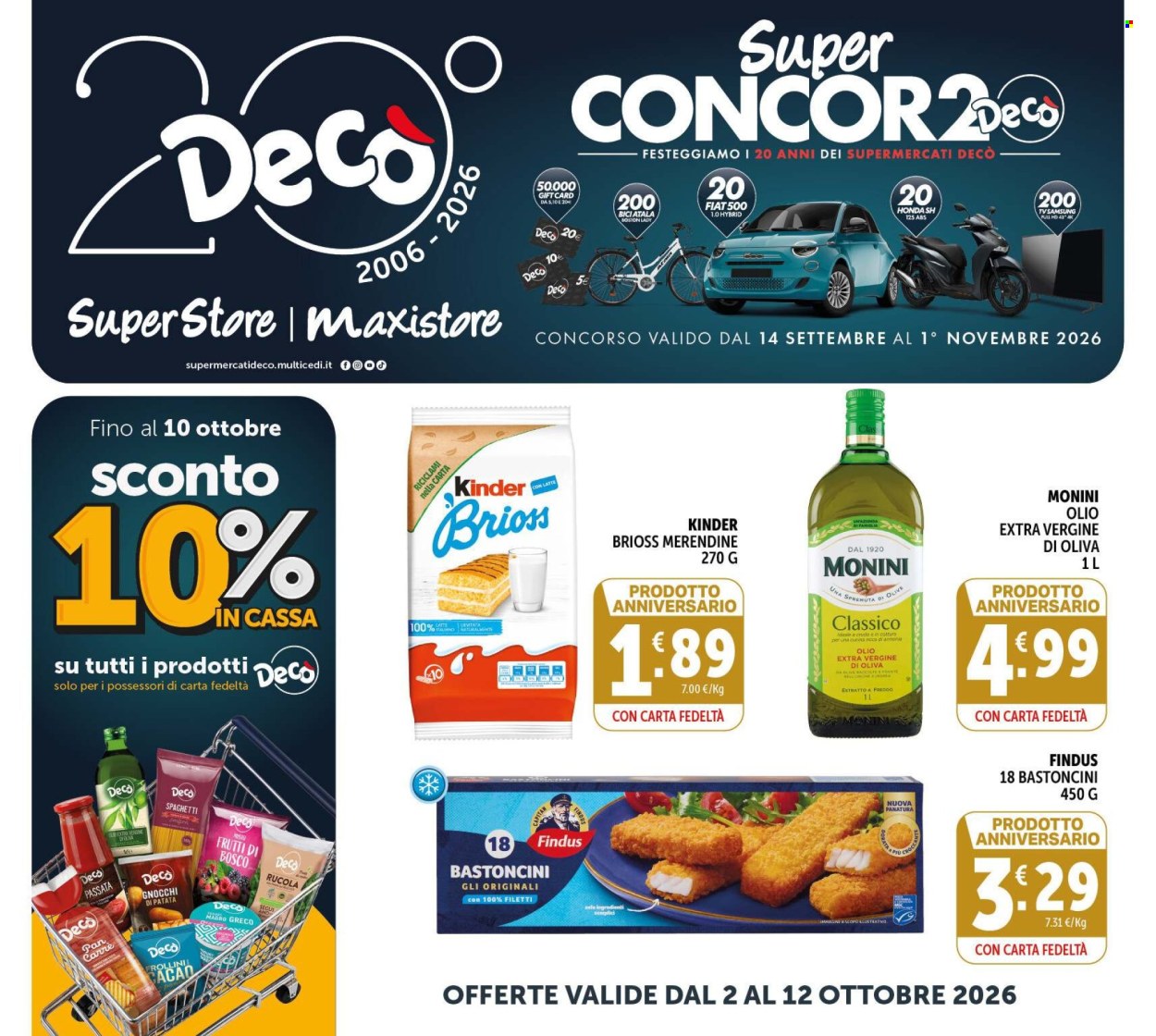 Volantino Deco - 2/10/2026 - 12/10/2026. Pagina 1
