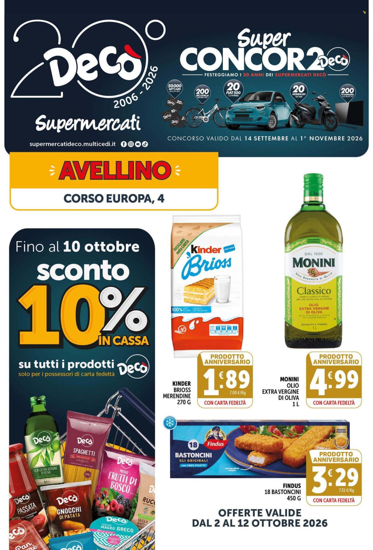 Volantino Deco - 2/10/2026 - 12/10/2026. Pagina 1