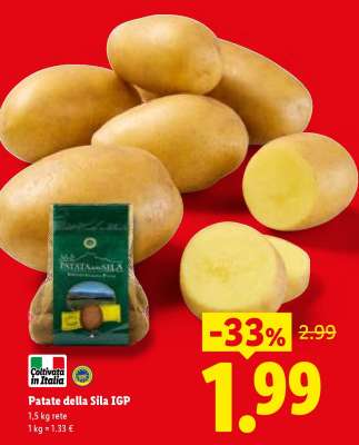 Patate della Sila IGP
