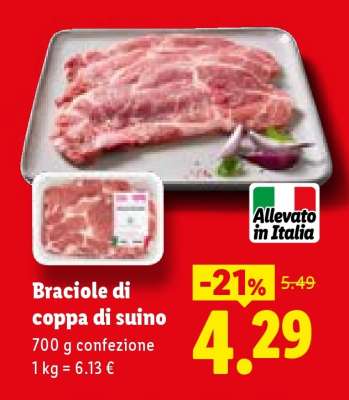 Braciole Di Coppa Di Suino