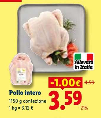 Pollo intero