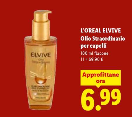 L’Oreal Elvive Olio Straordinario per Capelli