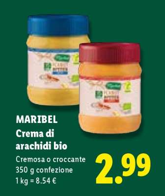 Maribel Crema di arachidi bio