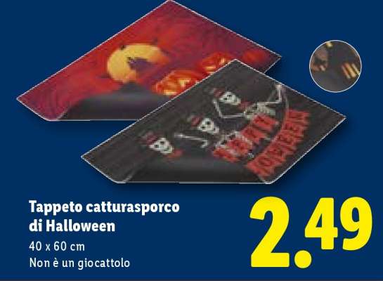 Tappeto catturasporco di Halloween