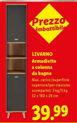 LIVARNO Armadietto a colonna da bagno