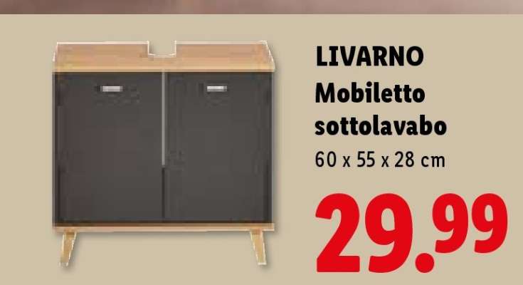 LIVARNO Mobiletto sottolavabo