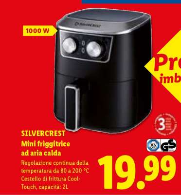 SILVERCREST Mini friggitrice ad aria calda