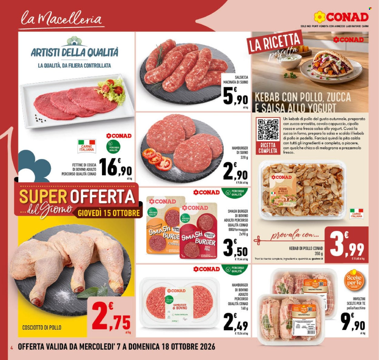 Volantino Conad - 7/10/2026 - 18/10/2026. Pagina 4