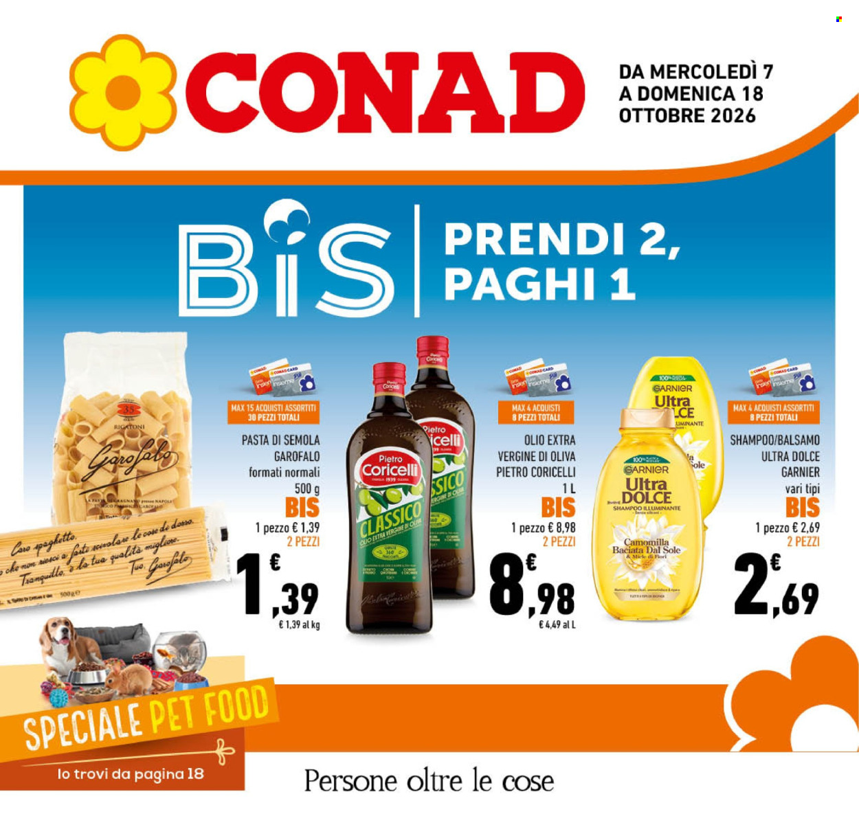 Volantino Conad - 7/10/2026 - 18/10/2026. Pagina 1