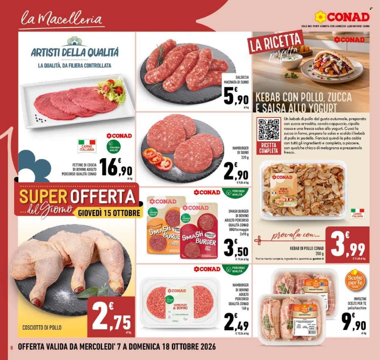 Volantino Conad - 7/10/2026 - 18/10/2026. Pagina 6
