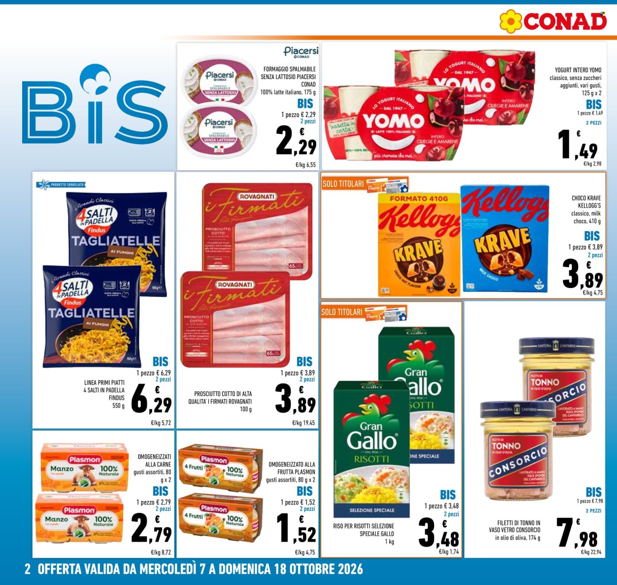 Volantino Conad - 7/10/2026 - 18/10/2026. Pagina 2