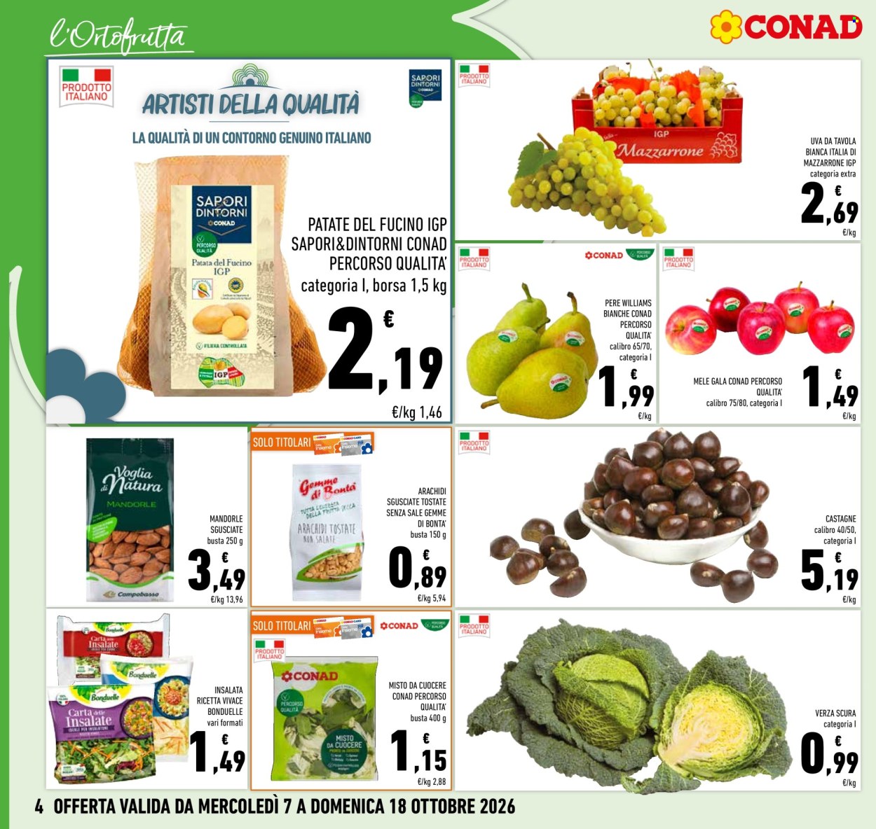 Volantino Conad - 7/10/2026 - 18/10/2026. Pagina 4