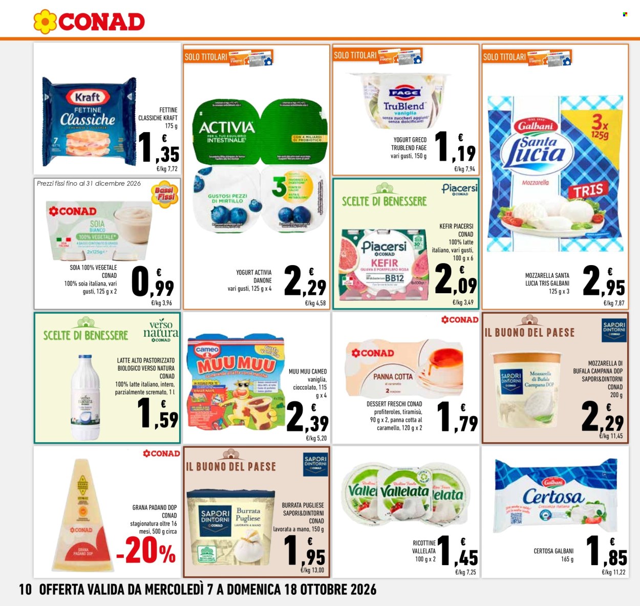 Leták Conad - 7.10.2026 - 18.10.2026. Strana 10