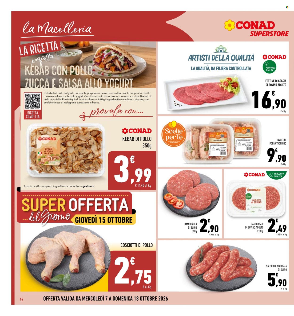 Volantino Conad - 7/10/2026 - 18/10/2026. Pagina 14