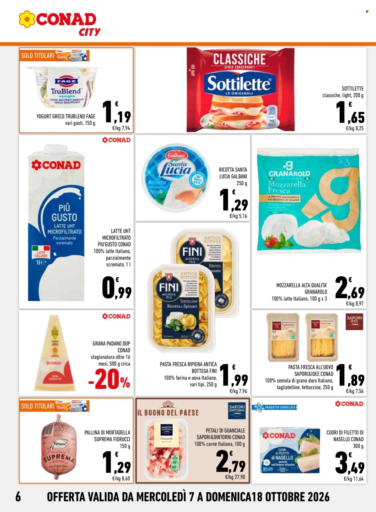 Leták Conad City - 7.10.2026 - 18.10.2026. Strana 6