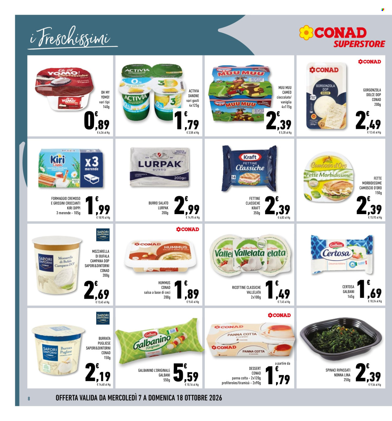 Leták Conad - 7.10.2026 - 18.10.2026. Strana 8