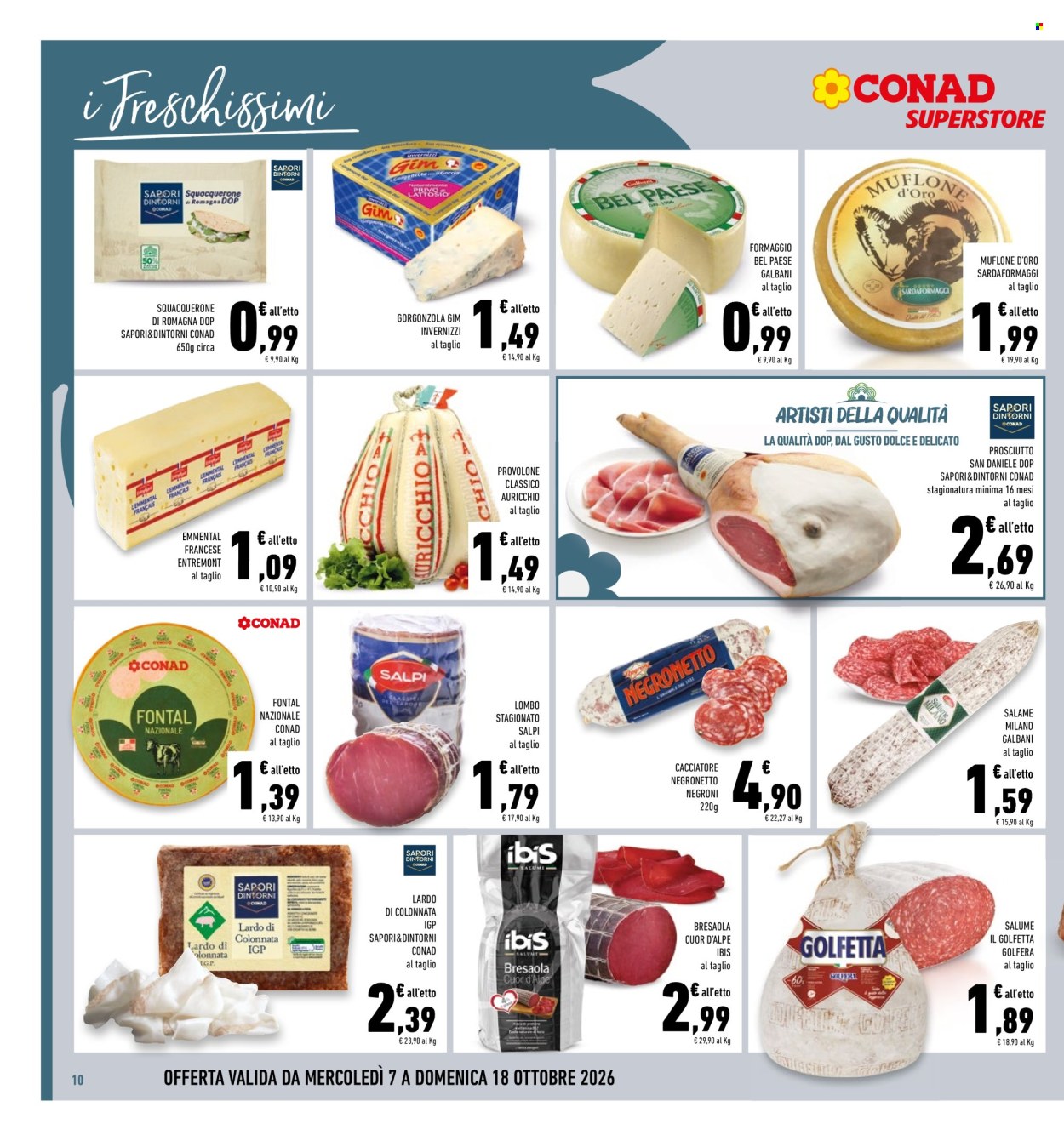Leták Conad - 7.10.2026 - 18.10.2026. Strana 10