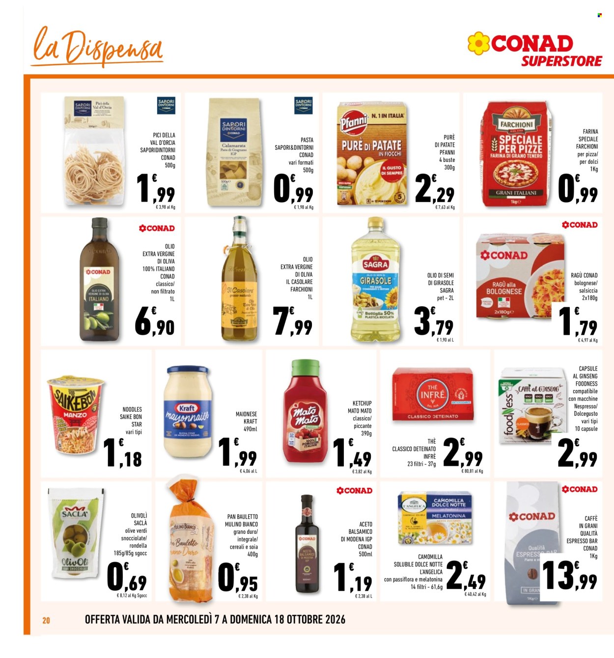 Leták Conad - 7.10.2026 - 18.10.2026. Strana 20