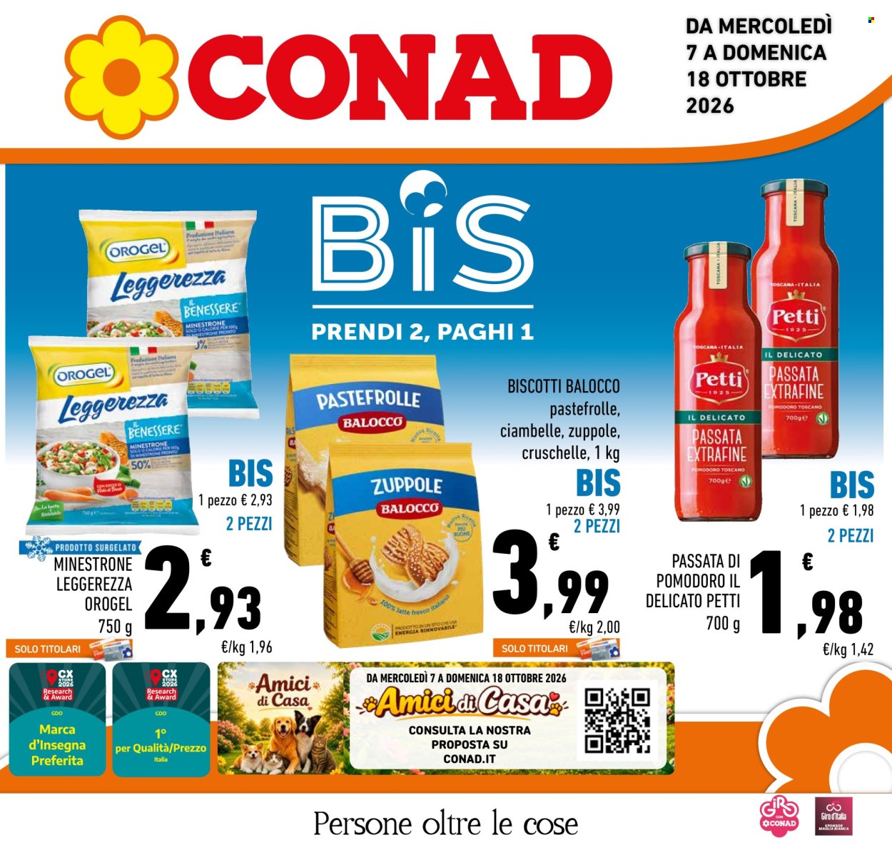 Leták Conad - 7.10.2026 - 18.10.2026. Strana 1
