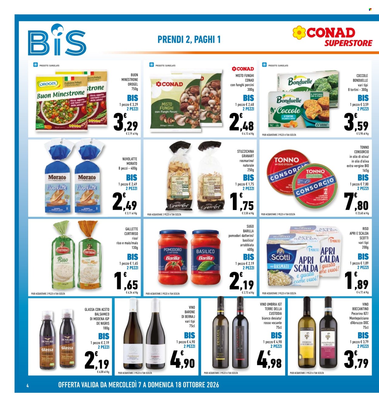 Volantino Conad - 7/10/2026 - 18/10/2026. Pagina 4