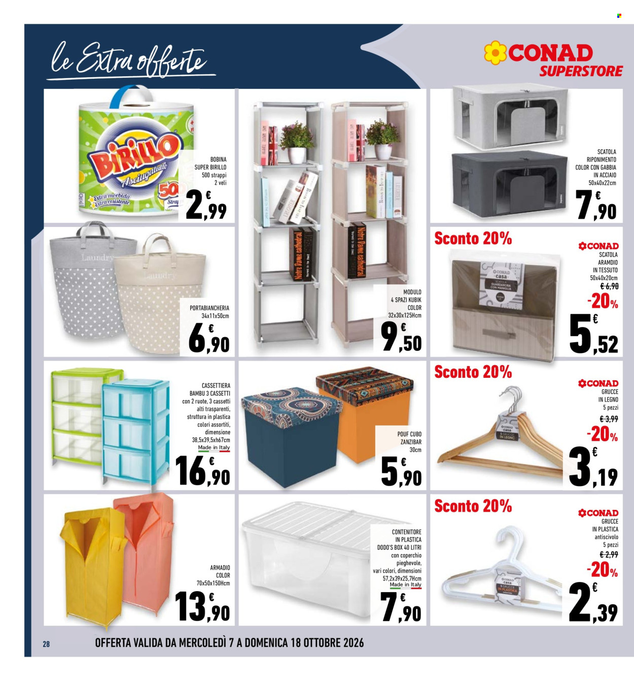 Volantino Conad - 7/10/2026 - 18/10/2026. Pagina 28