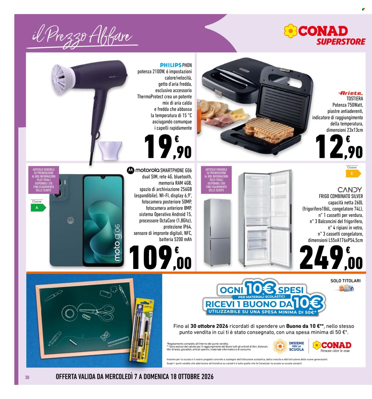 Volantino Conad - 7/10/2026 - 18/10/2026. Pagina 30
