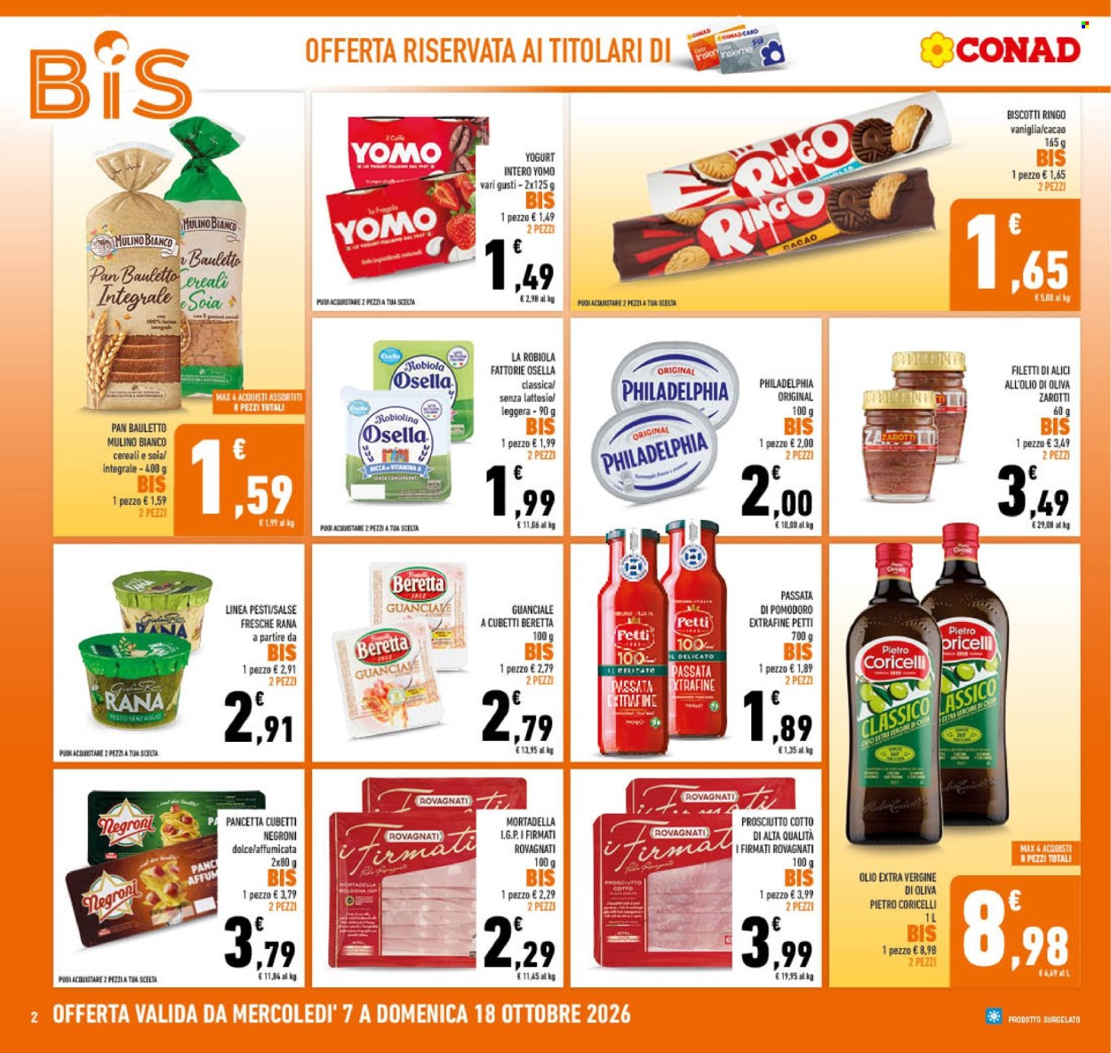 Leták Conad - 7.10.2026 - 18.10.2026. Strana 2