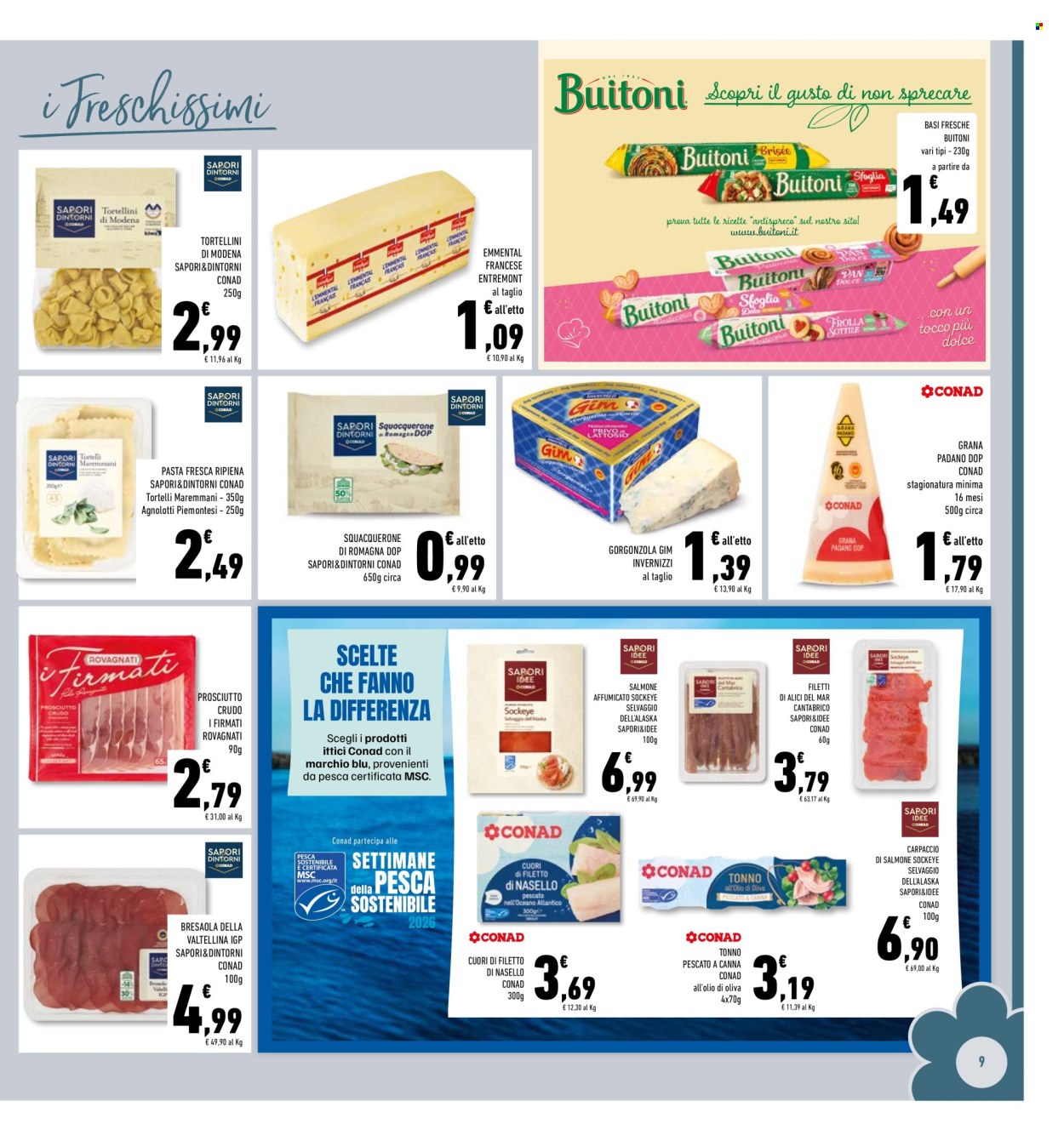 Leták Conad Superstore - 7.10.2026 - 18.10.2026. Strana 9