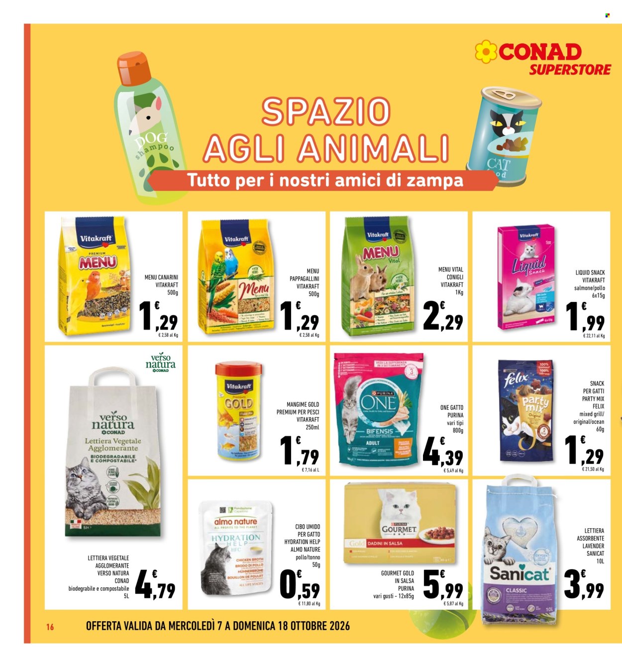 Volantino Conad Superstore - 7/10/2026 - 18/10/2026. Pagina 16