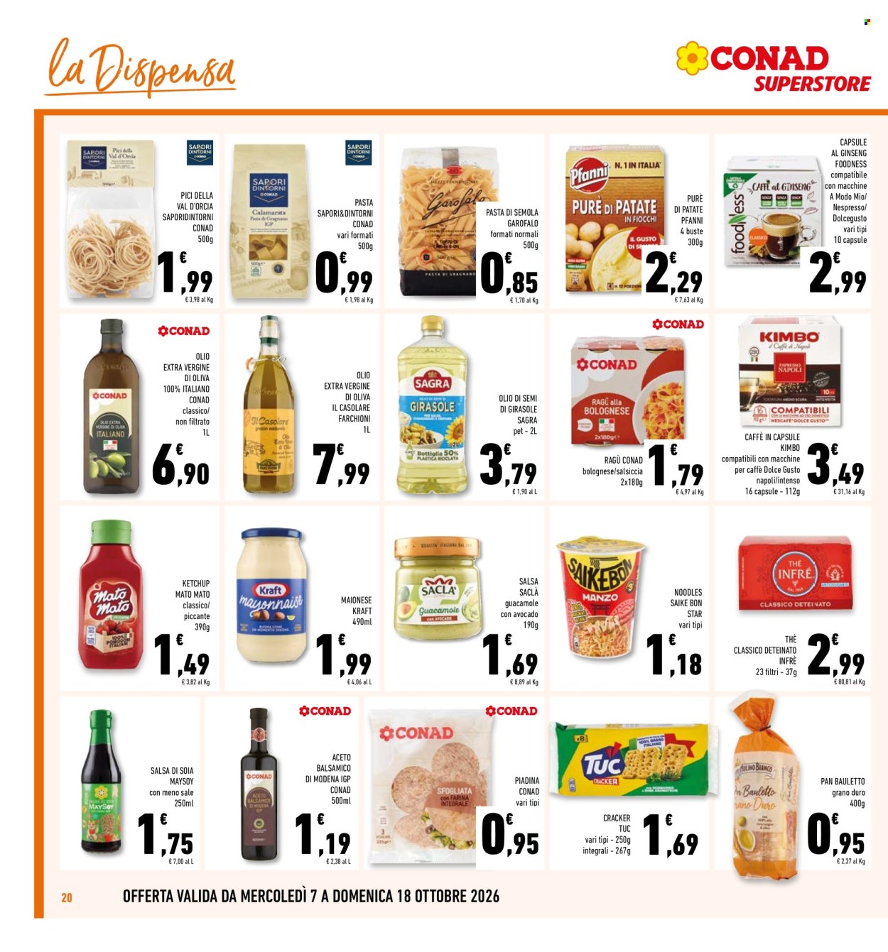 Volantino Conad Superstore - 7/10/2026 - 18/10/2026. Pagina 20