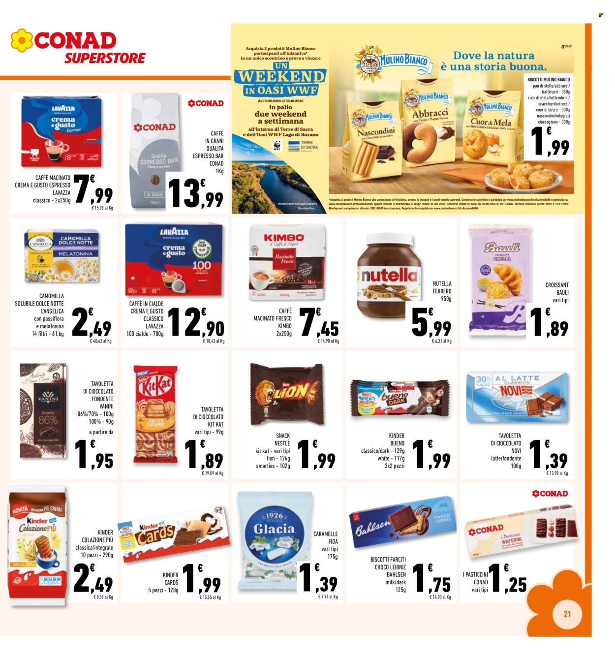 Leták Conad Superstore - 7.10.2026 - 18.10.2026. Strana 21